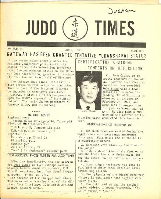 06/71 Judo Times